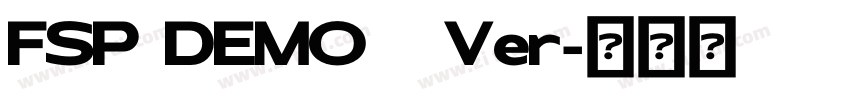 FSP DEMO   Ver字体转换